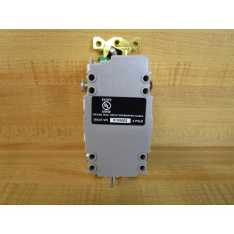 Hubbell GFTWRST83W GFCI Commercial Self Test Receptacle