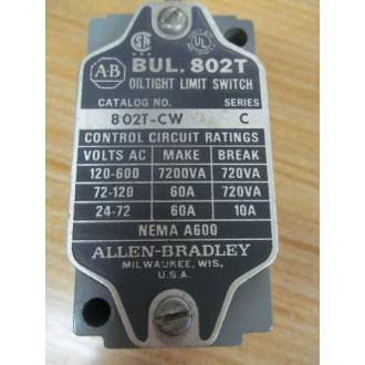 Allen Bradley 802T-CW Spring Return Cat Whisker - New No Box