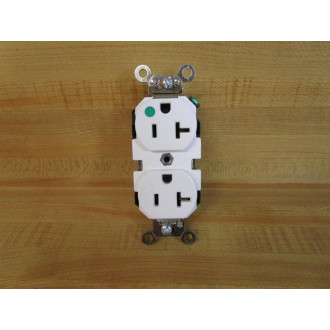 Leviton 8300-W Duplex Receptacle 8300W (Pack of 10)