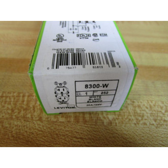 Leviton 8300-W Duplex Receptacle 8300W (Pack of 10)
