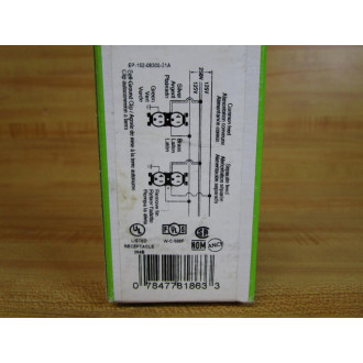 Leviton 8300-W Duplex Receptacle 8300W (Pack of 2)