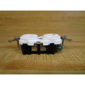 Leviton 8300-W Duplex Receptacle 8300W (Pack of 2)