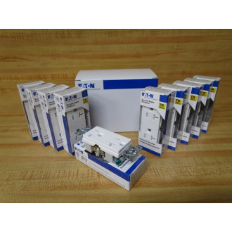 Eaton TR6352W-BOX Decorator Duplex Receptacle TR6352WBOX (Pack of 10)