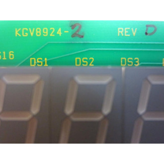 Emery Winslow KGV8924-2 LED Display Board KNB7361 - Used
