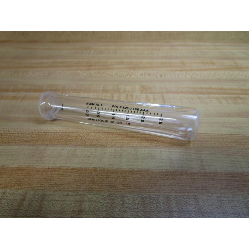Brooks Tube S-925-J-196-AAA Flow Meter S925J196AAA - New No Box