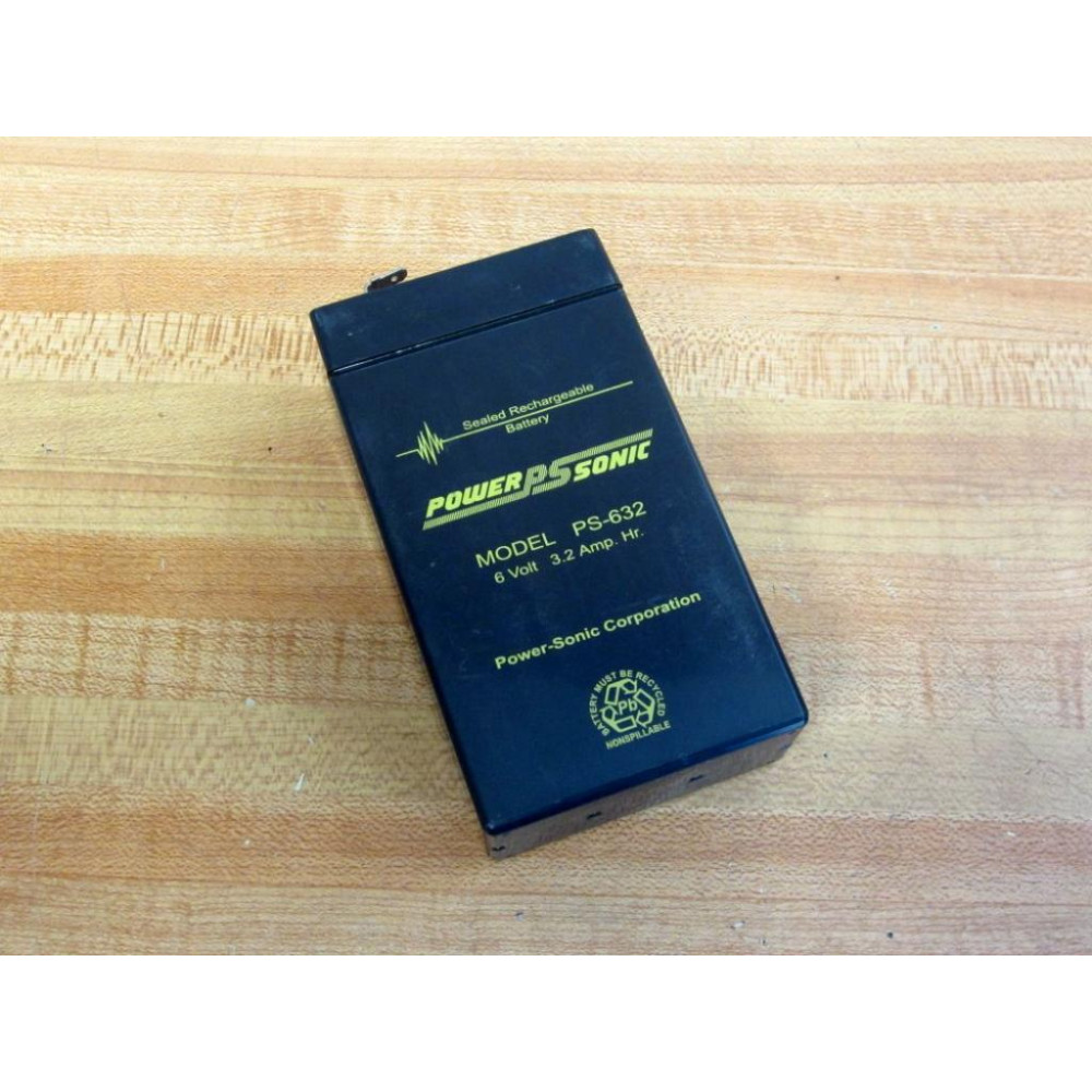 Power Sonic PS-632 Rechargeable Battery PS632 - New No Box Power Sonic PS-632 Rechargeable Battery PS632 - New No Box