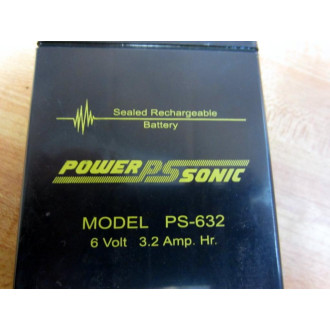 Power Sonic PS-632 Rechargeable Battery PS632 - New No Box Power Sonic PS-632 Rechargeable Battery PS632 - New No Box