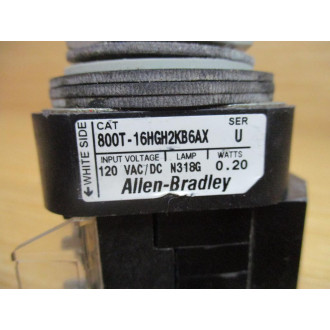 Allen Bradley 800T-16HGH2KB6AX Selector Switch - Used
