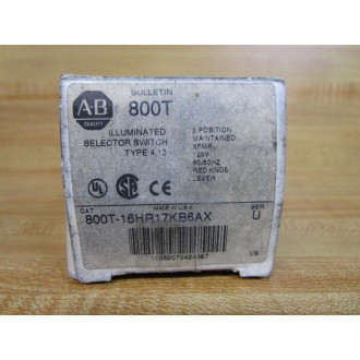 Allen Bradley 800T-16HR17KB6AX Selector Switch