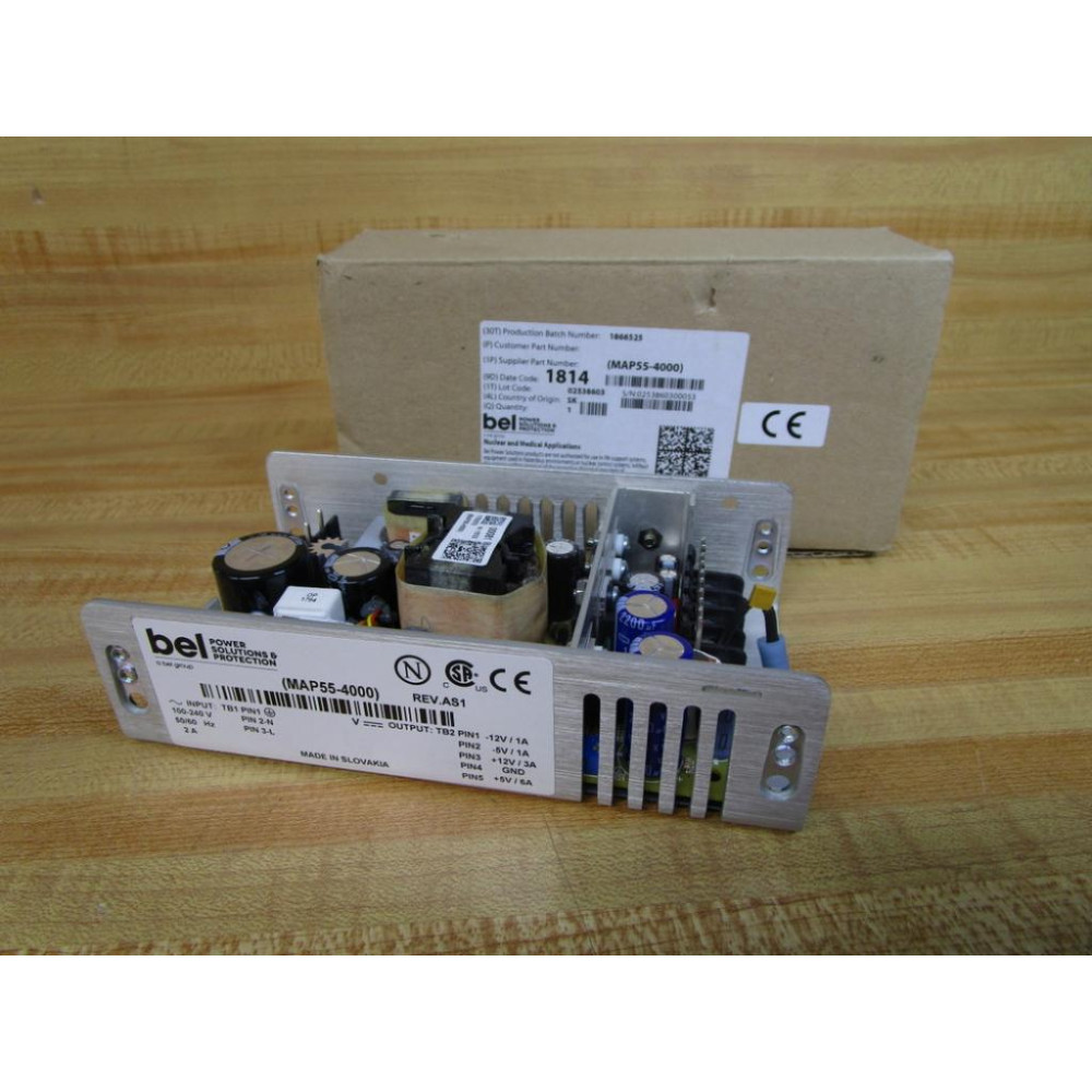 Power-One MAP55-4000 D.C. Power Supply MAP554000 REV. AS1
