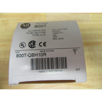 Allen Bradley 800T-QBH10R Push Button 800TQBH10R