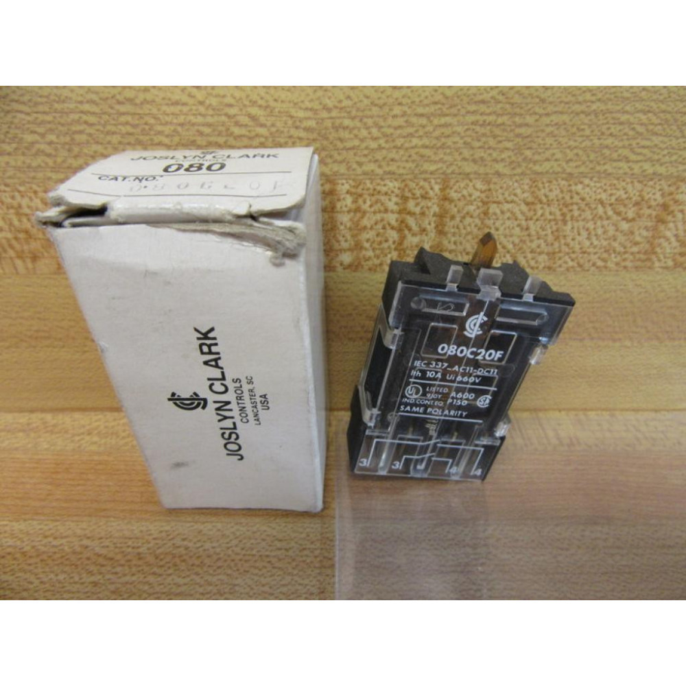 Joslyn Clark 080C20F Contact Block