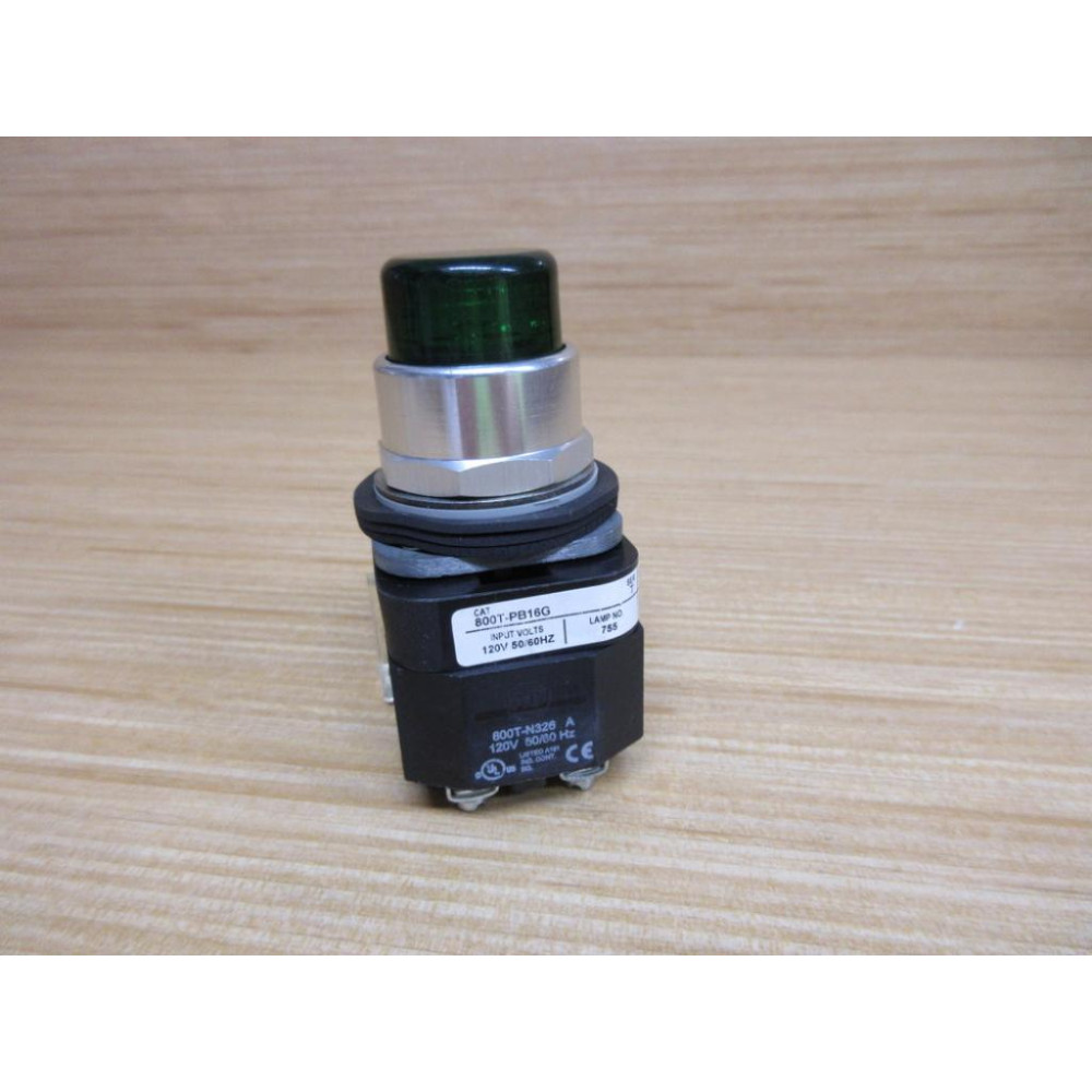 Allen Bradley 800T-PB16G Green Push Button W800T-N326,800T-XA - New No Box