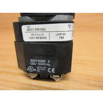Allen Bradley 800T-PB16G Green Push Button - New No Box