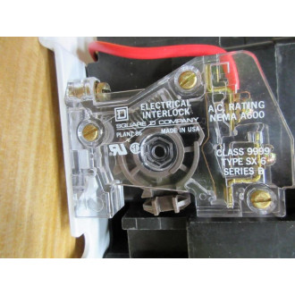 Square D 8536-SF01-S Motor Starter 8536SF01S WO Coil