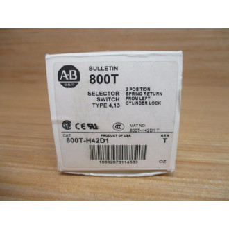 Allen Bradley 800T-H42D1 Selector Switch