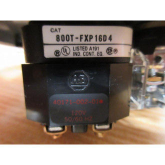 Allen Bradley 800T-2TZ Pushbutton Enclosure 800T2TZ W800T-FXP16D4, 800T-A - New No Box