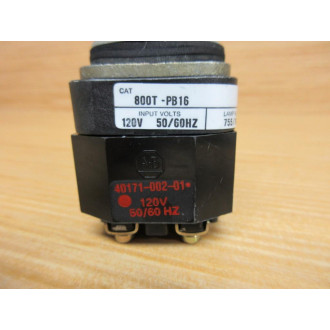 Allen Bradley 800T-PB16W White Button 40171-002-01, 800T-XA - New No Box