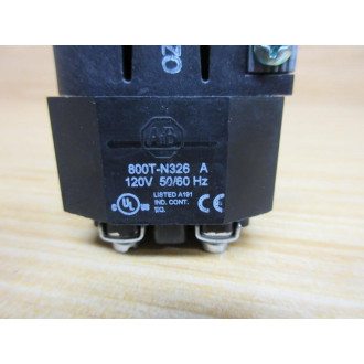 Allen Bradley 800T-16JG5KB7AX Selector Switch 800T-N326, 800T-XA - New No Box
