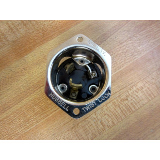 Hubbell 15A-125V Twist-Lock Flanged Inlet 15A125V L5-15P - New No Box