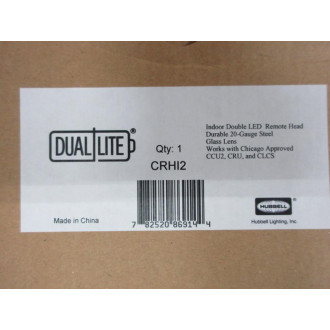Hubbell CRHI2 Dual-Lite Indoor Double Head Remote Head