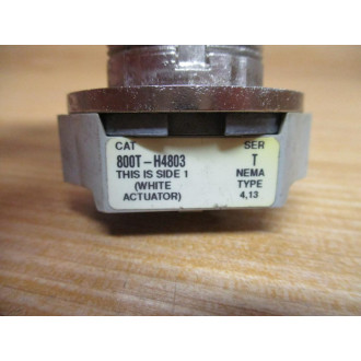 Allen Bradley 800T-H4803 Keyed Selector Switch WO Key - Used