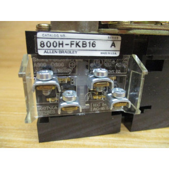 Allen Bradley 800H-FKB16 Push Button Assembly - New No Box