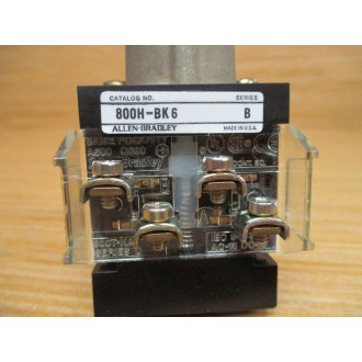 Allen Bradley 800H-BK6 Momentary Push Button 800HBK6 W 800T-XA - New No Box