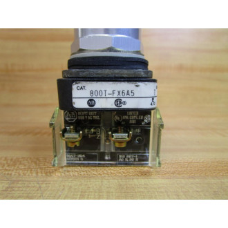 Allen Bradley 800TC-FX6A5 Push Button 800TCFX6A5 W(2) 800T-XD4