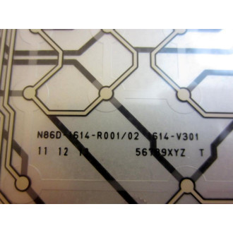 Fanuc N860-1614-T011 Keyboard Panel WMembrane N8601614T011 - Used