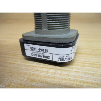 Allen Bradley 800T-PDT16R Pilot Light 800TPDT16R Core Only - New No Box