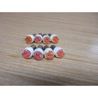 Allen Bradley 800T-N78R Red LED Cluster 800TN78R 24VACDC (Pack of 4) - Used