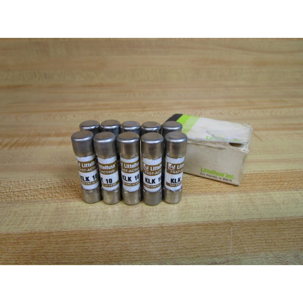 Littelfuse KLK 10 Fuse KLK-10A (Pack of 10)