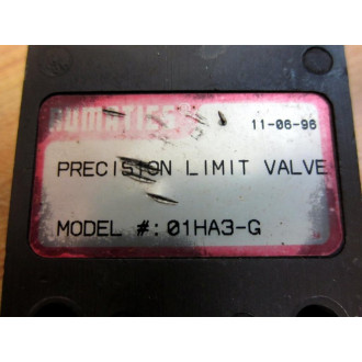Numatics 01HA3-G Push Button Precision Limit Valve 01HA3G - Used