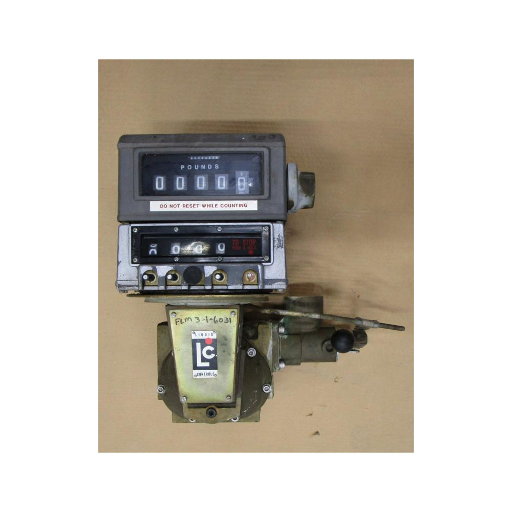 Liquid Controls M-7-20 Flow Meter L2333 - Used Liquid Controls M-7-20 Flow Meter L2333 - Used
