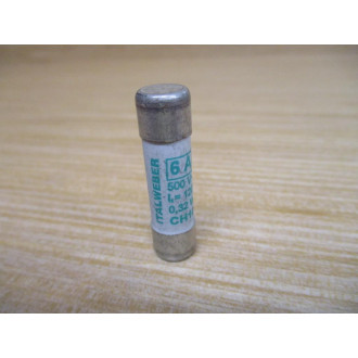 Italweber 1422006 6A Fuse CH10 (Pack of 3) - New No Box