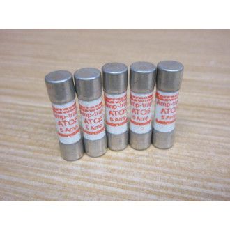 Gould Shawmut Ferraz ATQ5 Mersen Fuse Cross Ref 4ZCN1 (Pack of 5) - New No Box