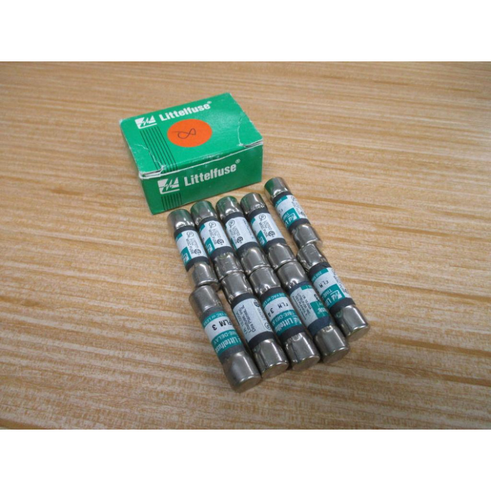 Littelfuse FLM-3 Fuse Cross Ref 486H89, FLM003 (Pack of 10)