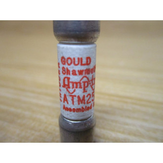 Gould Shawmut ATM25 Ferraz Amp-Trap 25A Fuse (Pack of 5) - New No Box