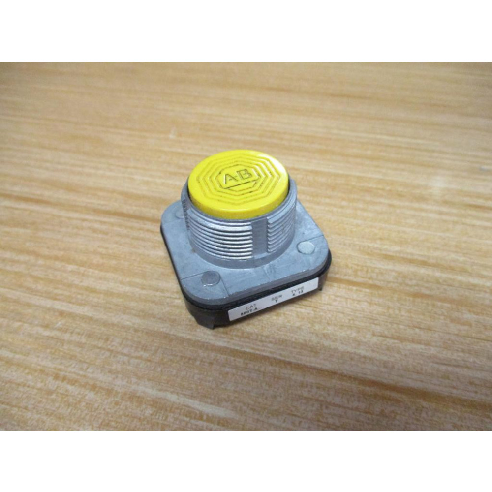 Allen Bradley 800T-A Button Core Only, Yellow - Used