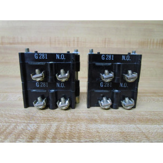 Cutler Hammer E30 G281 Contact Block G281 (Pack of 2) - New No Box