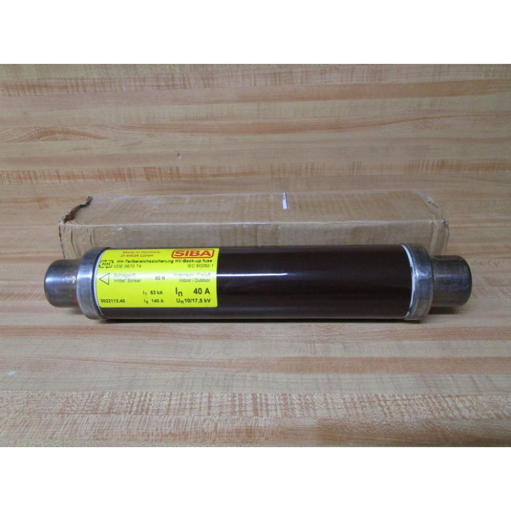 Siba 3022113.40 High Performance Fuse D-44534 Tested