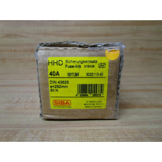Siba 3022113.40 High Performance Fuse D-44534 Tested