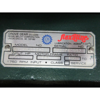 Grove Gear DVLHM1325-3 ACMA Flexaline Gear Reducer DVLHM13253 - New No Box