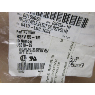 Turck RSFV 55-1M Receptacle Assembly U5218-02