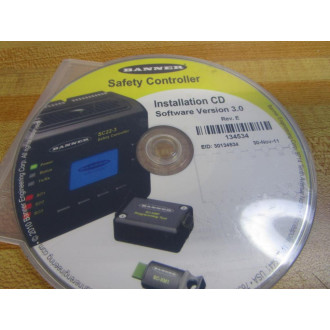Banner 30134534 Installation CD Software 3.0 REV.E 134534 - Used