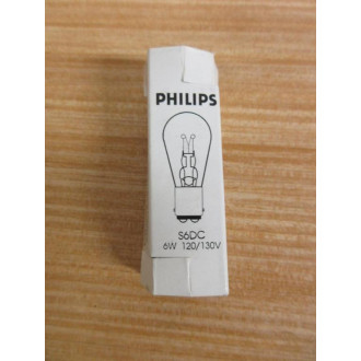 Philips S6DC Miniature Indicator Bulb (Pack of 10)
