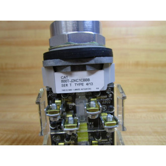 Allen Bradley 800T-J2KC1CBBB Selector Switch (3)800T-XA1, 800T-XA7 - New No Box