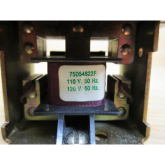Furnas 42EE35AF106 Contactor Coil 75D54822F,Mounted But Never Used - New No Box