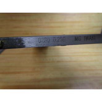 Iwaki 0280 0.25 Resistor 0280 (Pack of 2) - Used